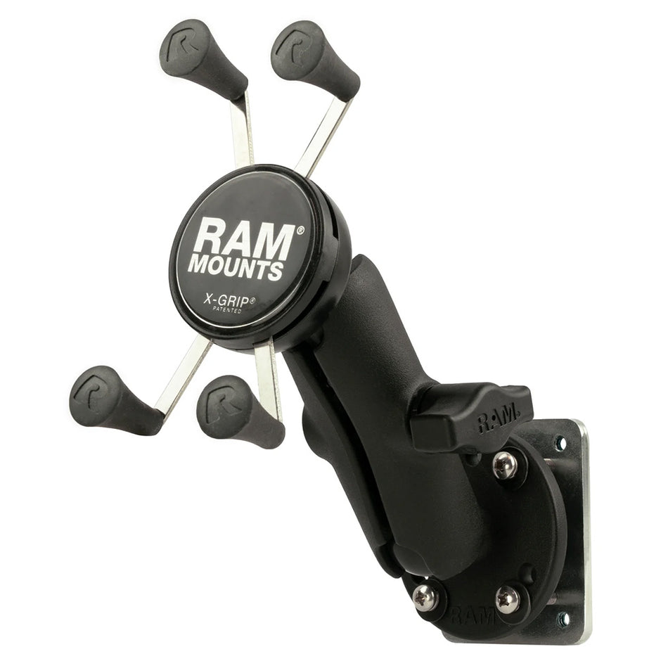 RAM Mount XGrip Phone Mount wDrillDown Base  Backer Plate RAMB138UN7225B2U