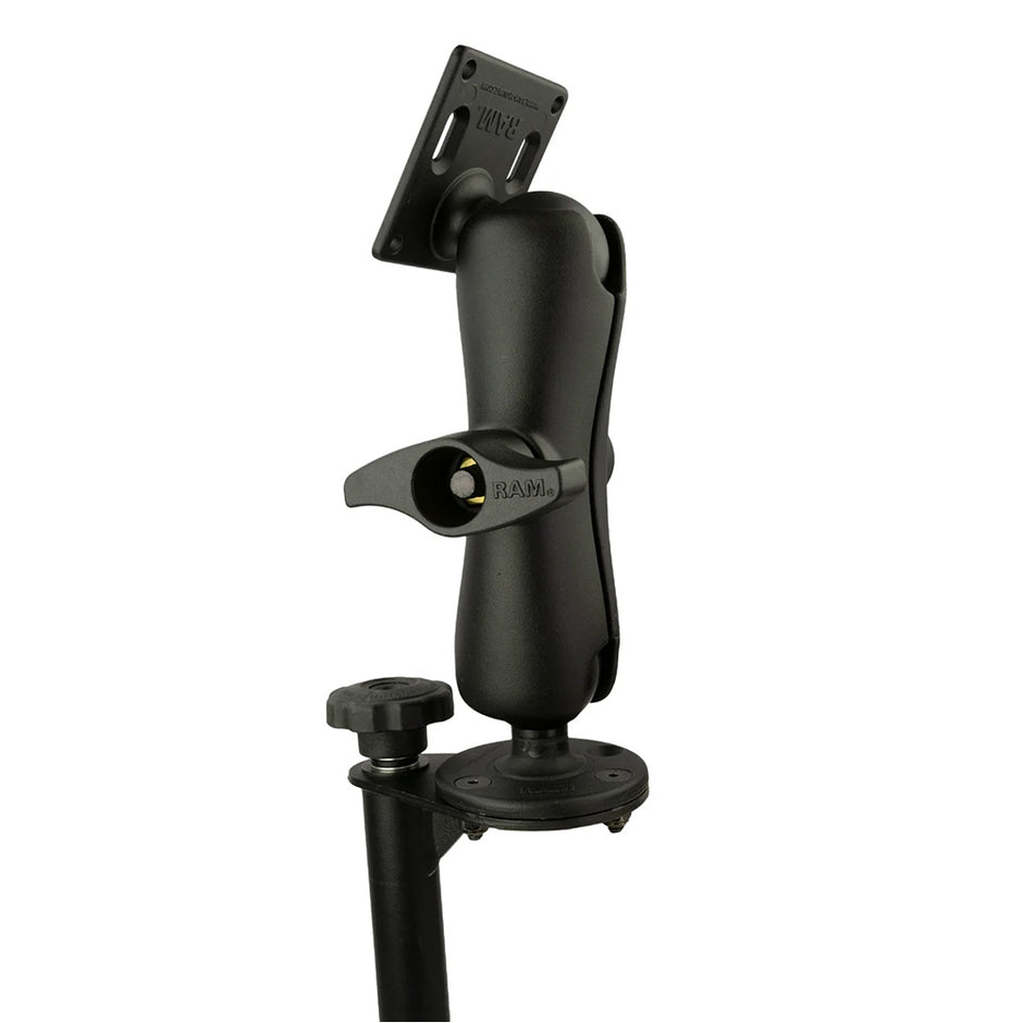 RAM Mount 8 Upper Flange Pole with D Size 75x75mm VESA Mount RAMVPTTMF8D1012461U