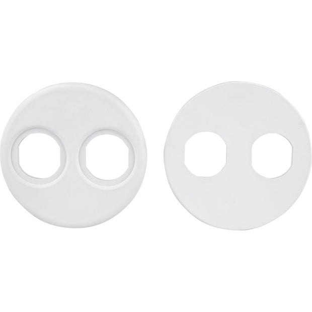 SeaDog 4 Gauge Power Socket Adapter Mounting Plate  White 4261041