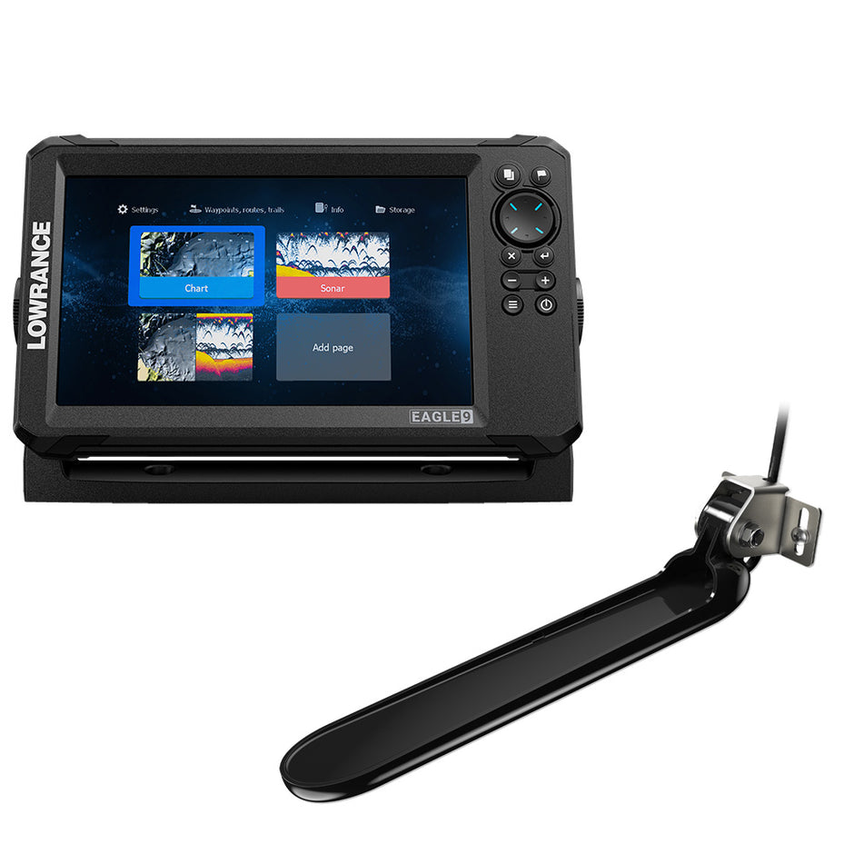 Lowrance Eagle 9 wTripleShot Transducer  Inland Charts 00016126001
