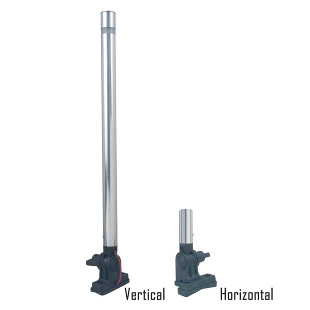 Perko 14 Folding Mount Pole Light  White All Round Light 1670DP0ALU