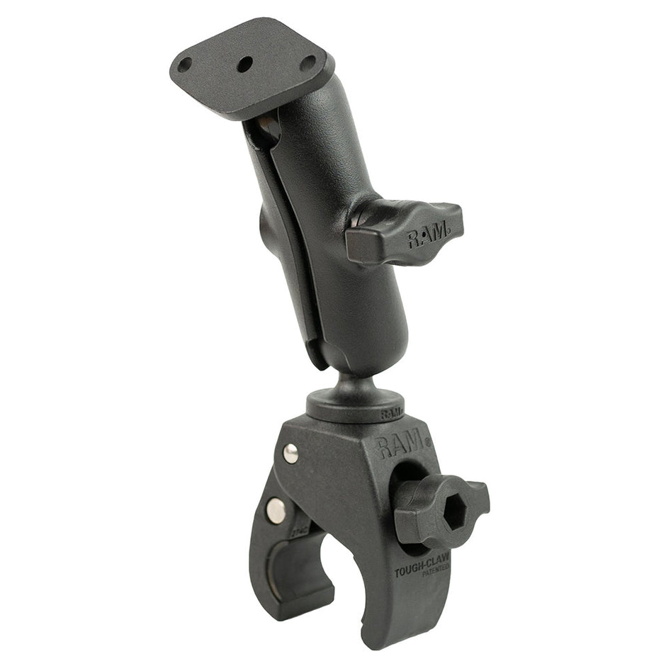 RAM Mount RAM ToughClaw Small Clamp Mount wDiamond Plate RAMB400238U