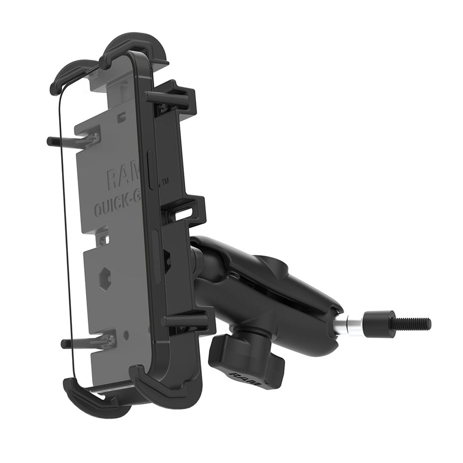 RAM Mount RAM QuickGrip XL Phone Mount wGrab Handle M6 Bolt Base RAMB186M6PD4U