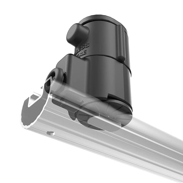 RAM Mount RAM Tube Jr Holder wUniversal AdaptAPost Track Base  4 Post RAP390SAAPUTU