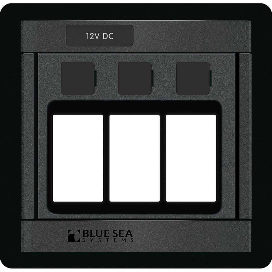 Blue Sea 1520 Remote Control Switch  360 Panel  3 Blank 1520
