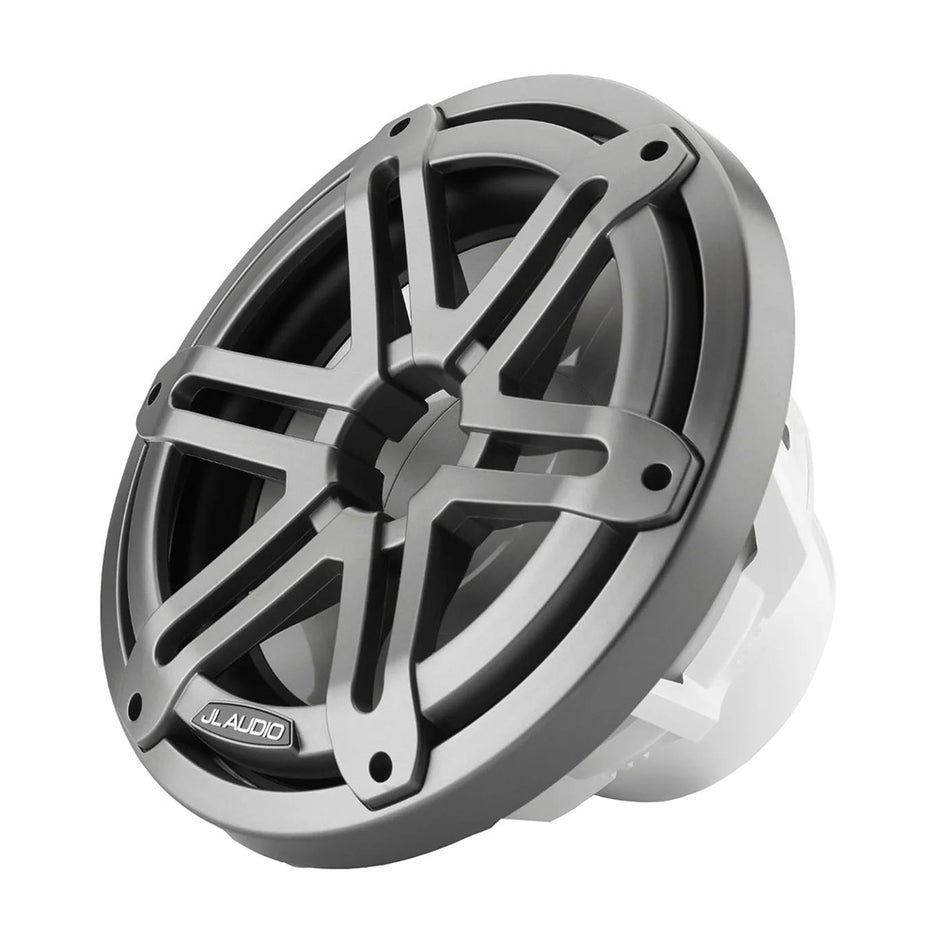 JL Audio M3 10 Marine Subwoofer wGrey Metallic Sport Grille  M310IBSGm4 0100307100