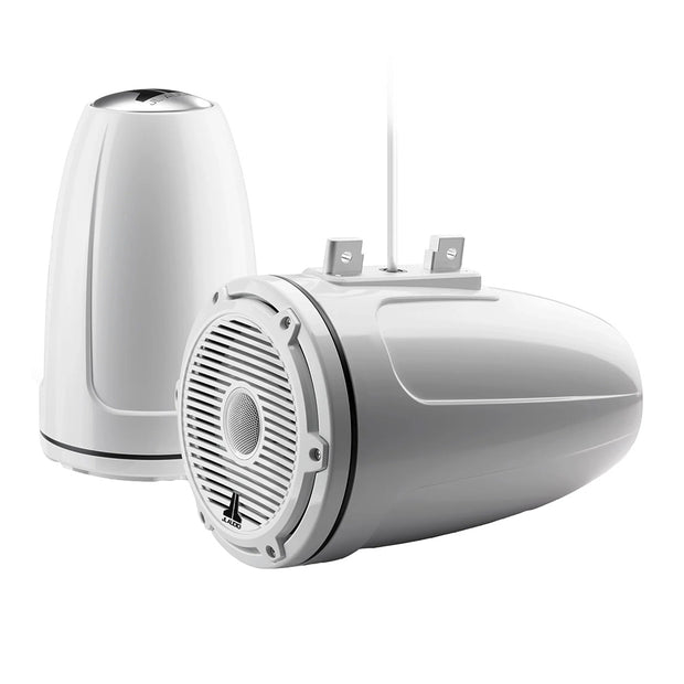 JL Audio M6 Series 77 Enclosed Tower Coaxial System wGloss White Classic Grille  M6770ETXv3GwC3Gw 0100385600