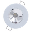 Lumitec Illusion Flush Mount LED Down Light  White  NonDimming  White Housing  Chrome Reflector 117133
