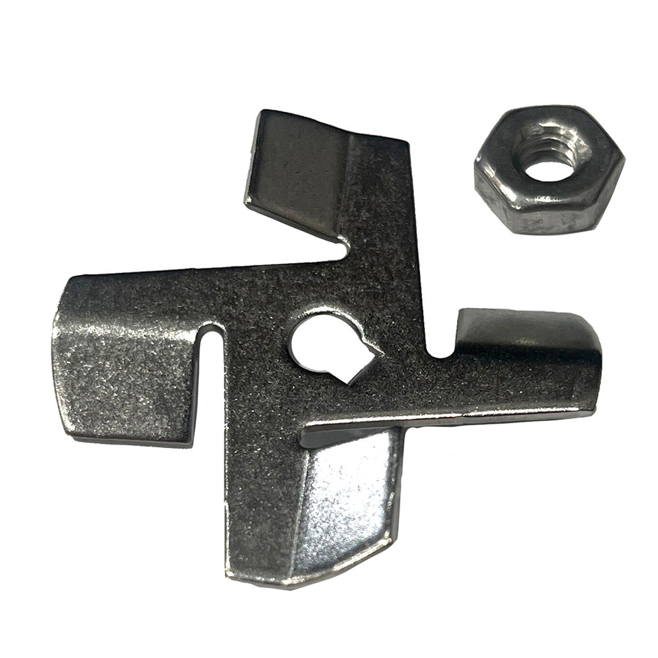 Jabsco 4Blade Chopper Kit wLock Nut f18590 Series Macerator Pumps 370562000