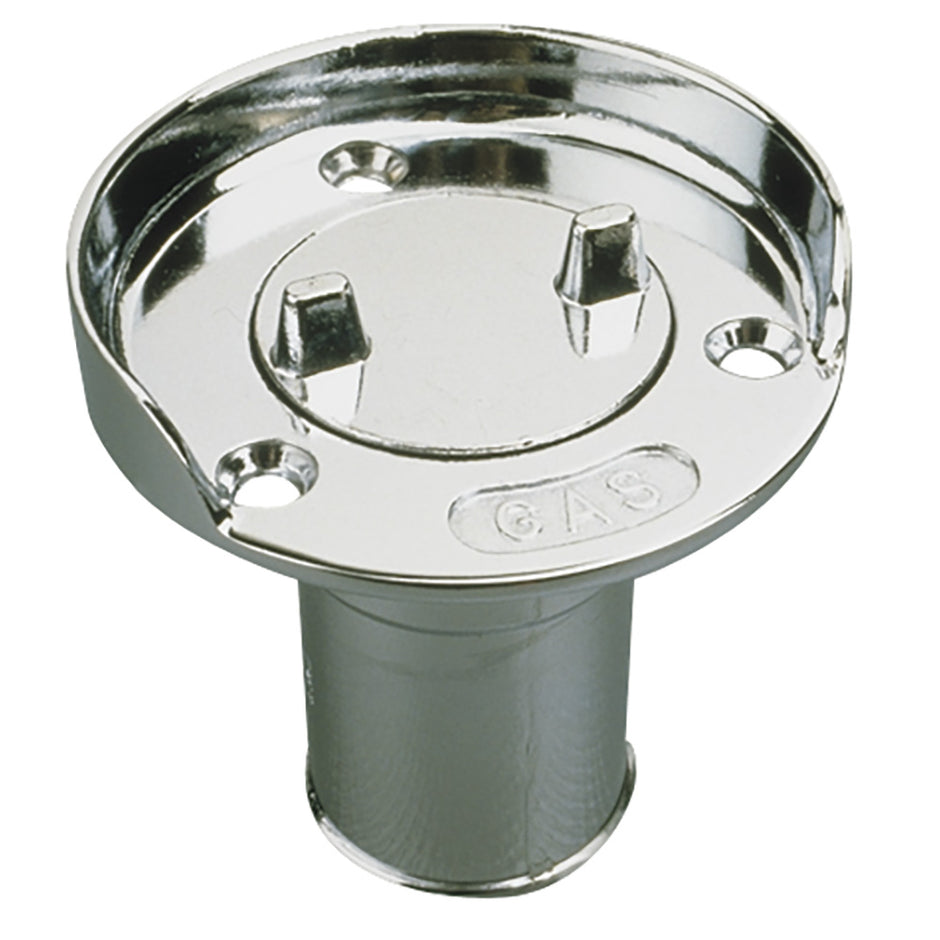 SeaDog Hose Deck Fill wSplash Guard  Die Cast Zinc Chrome Plated 3517501
