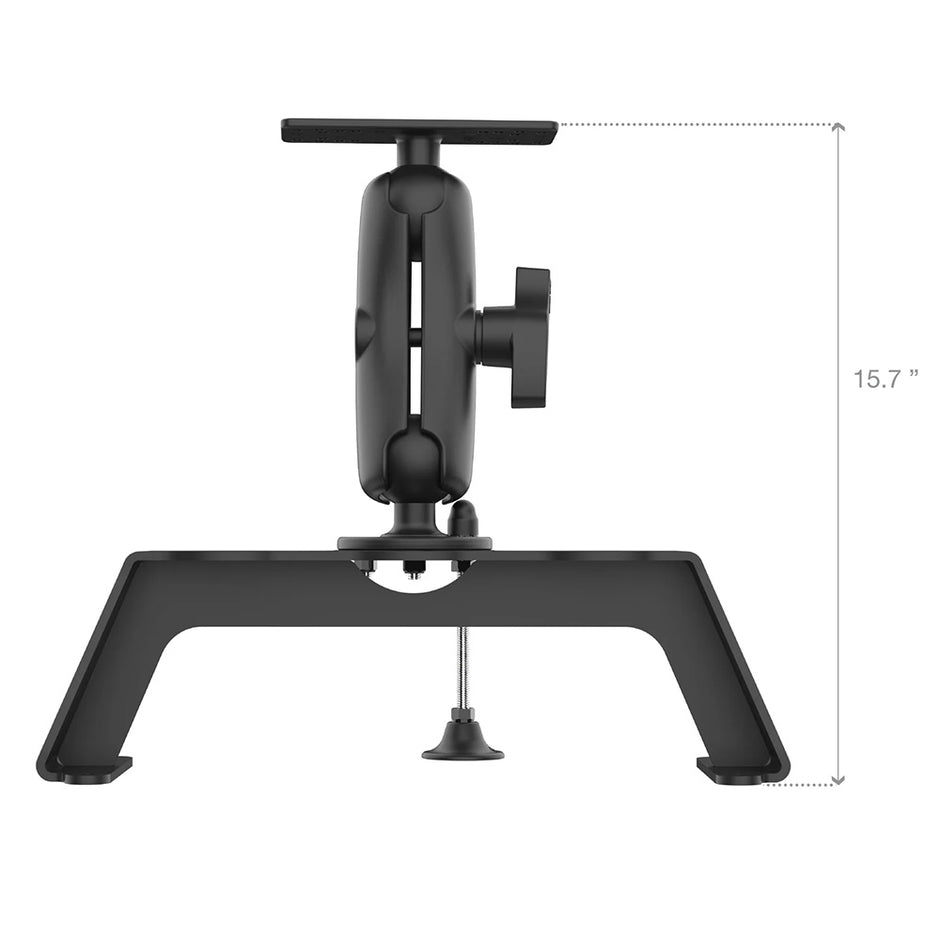 RAM Mount RAM Fishfinder Deck Kit wSingle Marine Electronic Mount RAMFF1D115