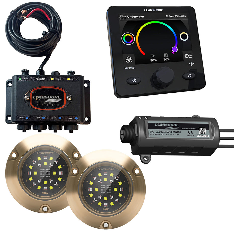 Lumishore LUX SMX154 2 Lights HUB LUX Command Center Display 0100451100