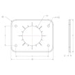 TACO Grand Slam 300 Universal Backing Plate fGS300  GS390  Pair BP0300BSY1