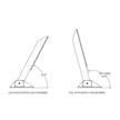 TACO Command Ratchet Hinge  1812  316 Stainless Steel Polished wHard Stop H250048