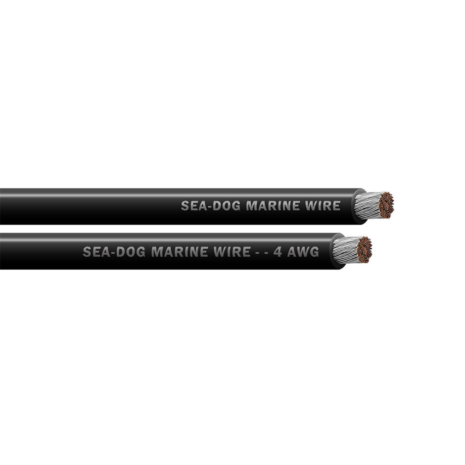 SeaDog 4 AWG Black Battery Cable  500 8004017