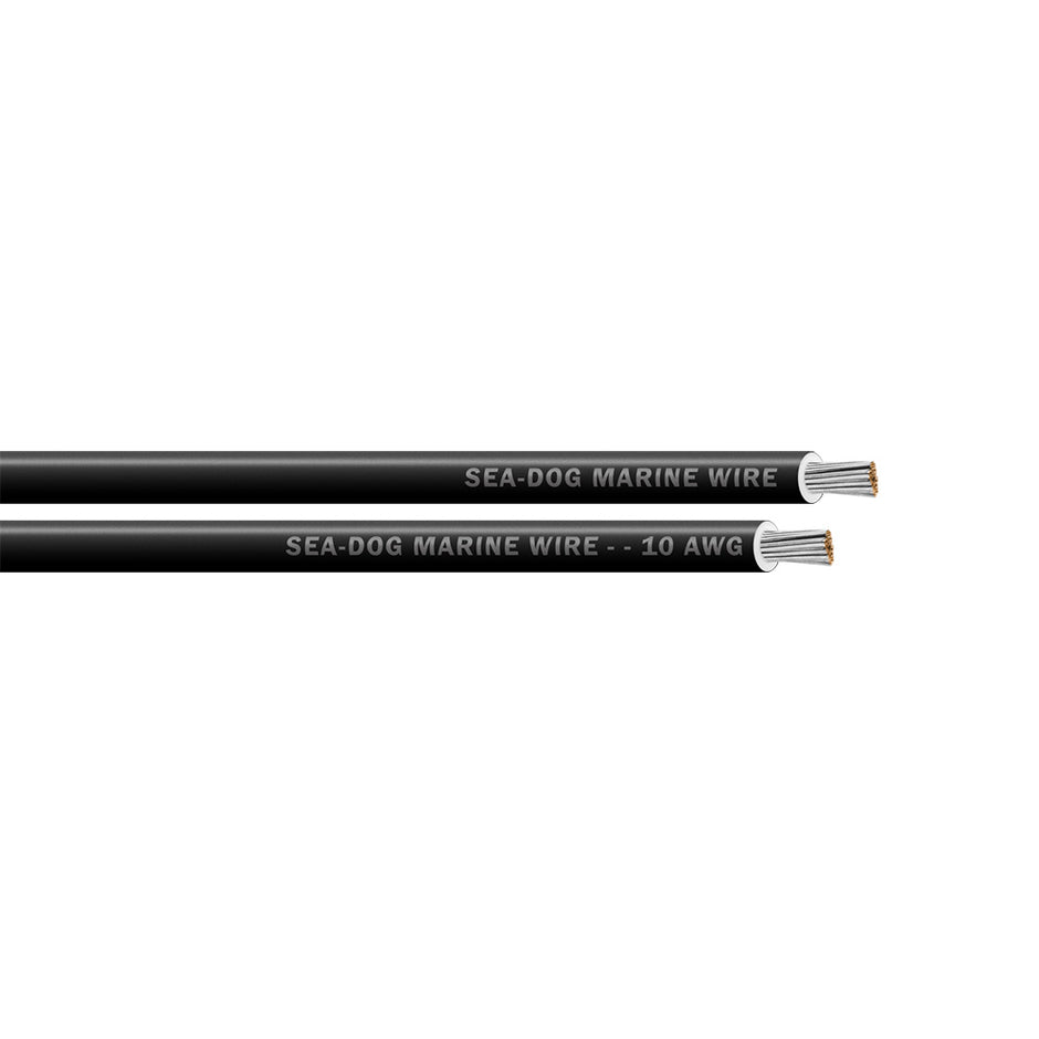 SeaDog 10 AWG Black Primary Wire  100 8010012