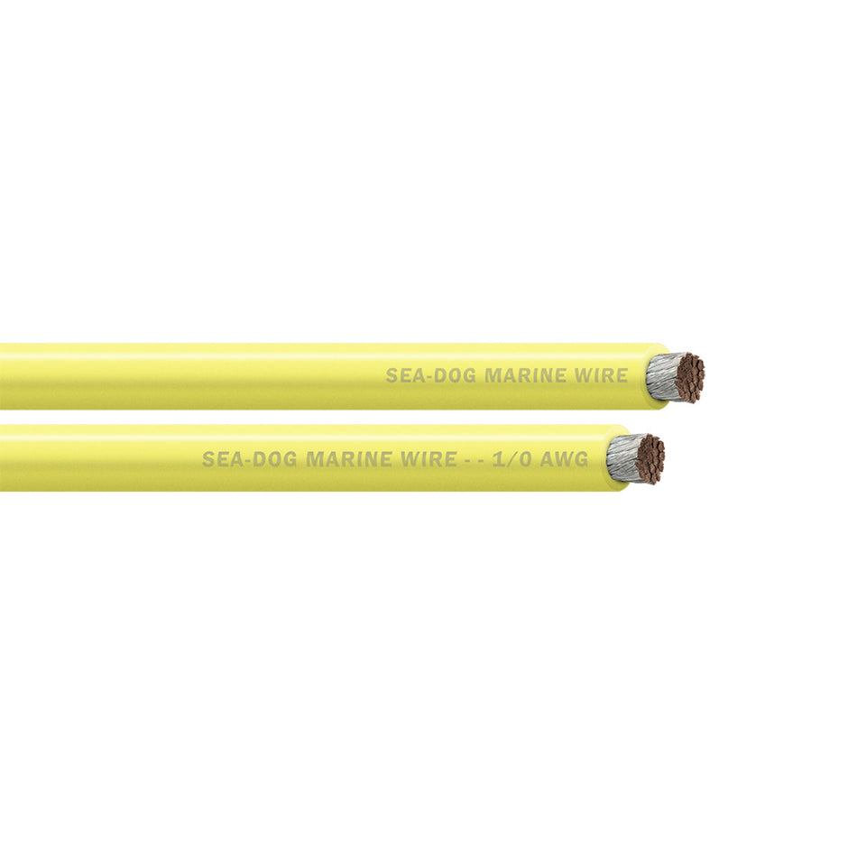 SeaDog 10 AWG Yellow Battery Cable  50 8011031