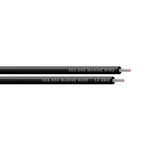 SeaDog 14 AWG Black Primary Wire  100 8014012