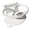 Deep Blue Marine Double Slim Can Drink Holder  Cell Phone  White DSDCELL