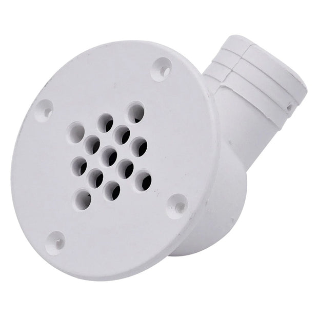 TM Marine 90Degree Cockpit Scupper Drain  White CSD92DP