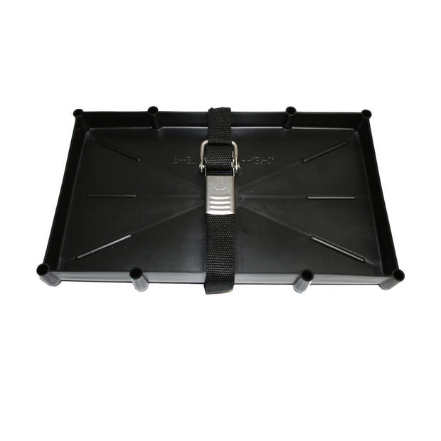 TH Marine 31 Series Battery Holder Tray wStainless Buckled Strap NBH31SSCDP