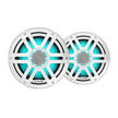 JL Audio M200 Marine Speakers 77 wLED  White Sport Grille 0100475700