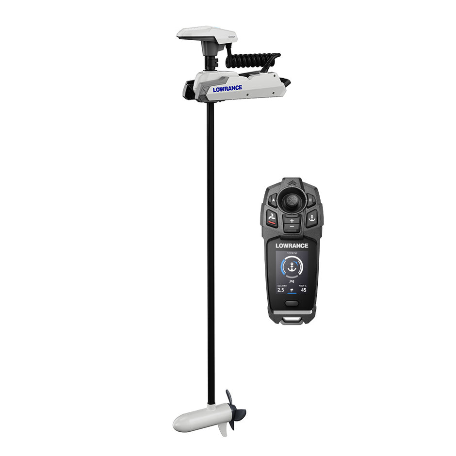 Lowrance Scout Trolling Motor  SW  24V  72 Shaft wGPS  Freesteer Remote 00016272001