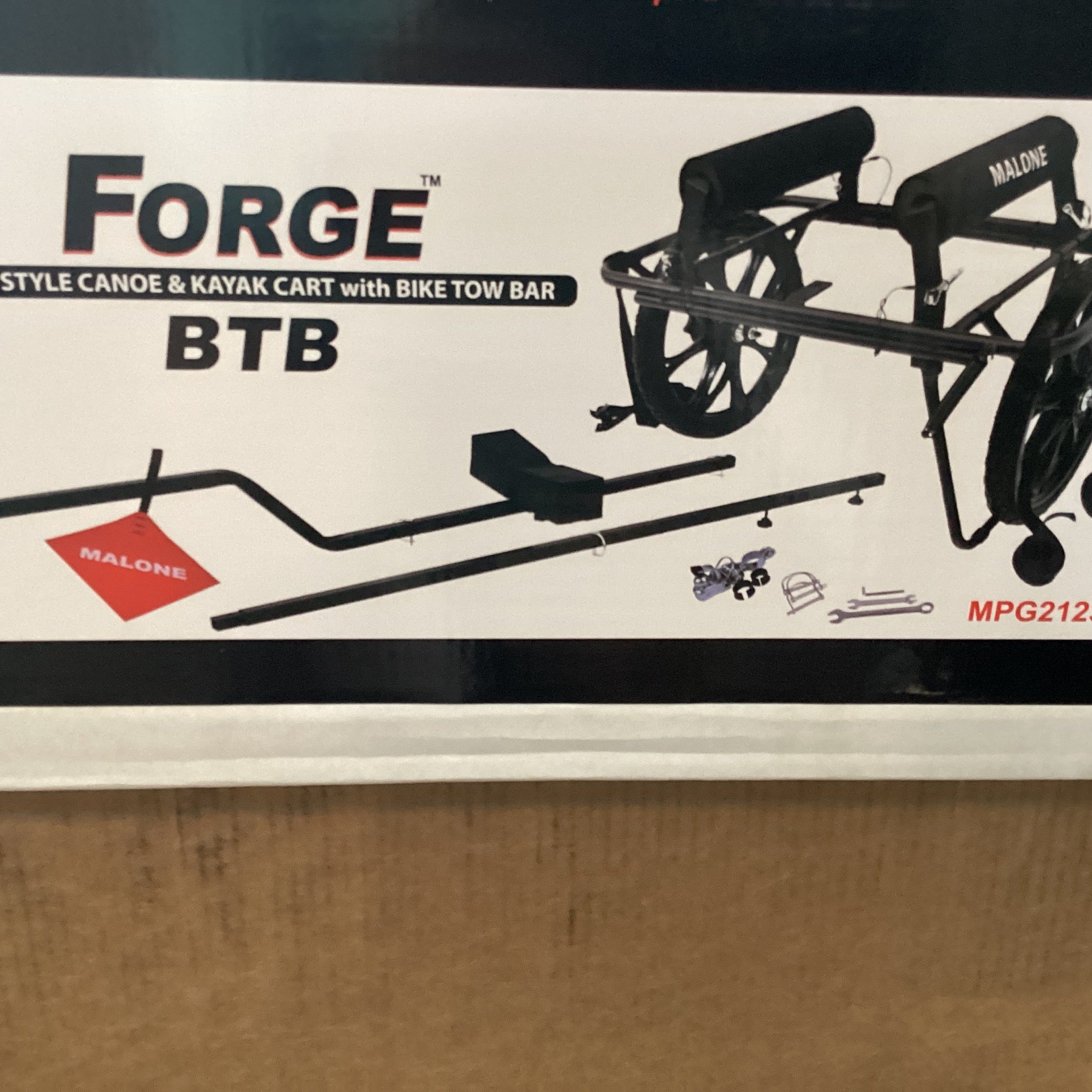 Malone Forge bike kayak cart trailer