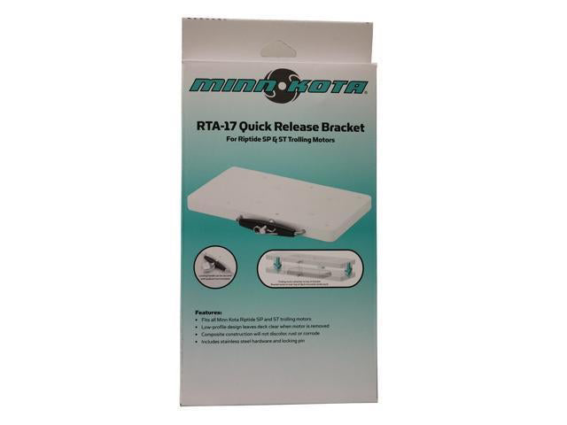 Minn Kota RTA 17 Riptide Composite Quick Release Bracket White