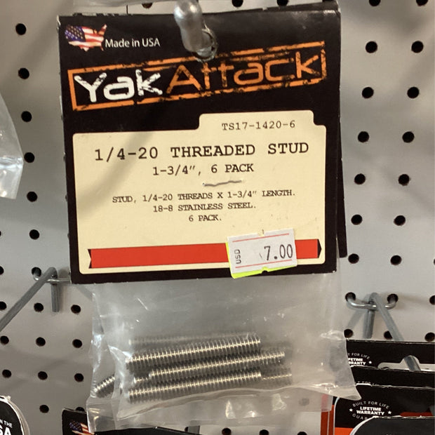 CP Yakattack 1-3/4" 1/4-20 Threaded Stud