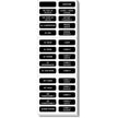 Blue Sea 8067 AC Panel Extended 120 Label Set 8067