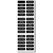 Blue Sea 8039 DC Panel Extended 120 Label Set 8039