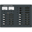 Blue Sea 8068 DC 13 Position Toggle Branch Circuit Breaker Panel  White Switches 8068