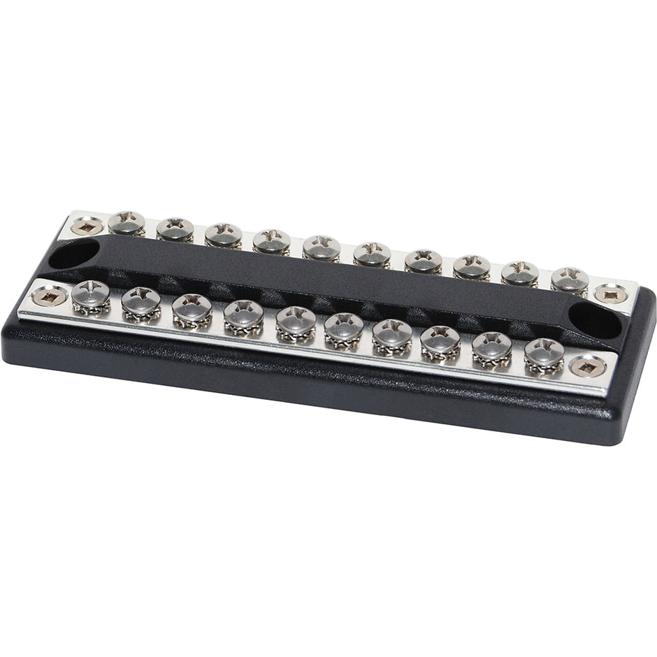Blue Sea 2702 DualBus 100AMP Common BusBar 10 x 832 Screw Terminal 2702
