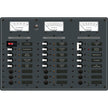 Blue Sea 8084 AC Main 6 PositionsDC Main 15 Positions Toggle Circuit Breaker Panel  White Switches 8084