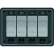 Blue Sea 8262 Waterproof Panel 4 Position  Slate Grey 8262