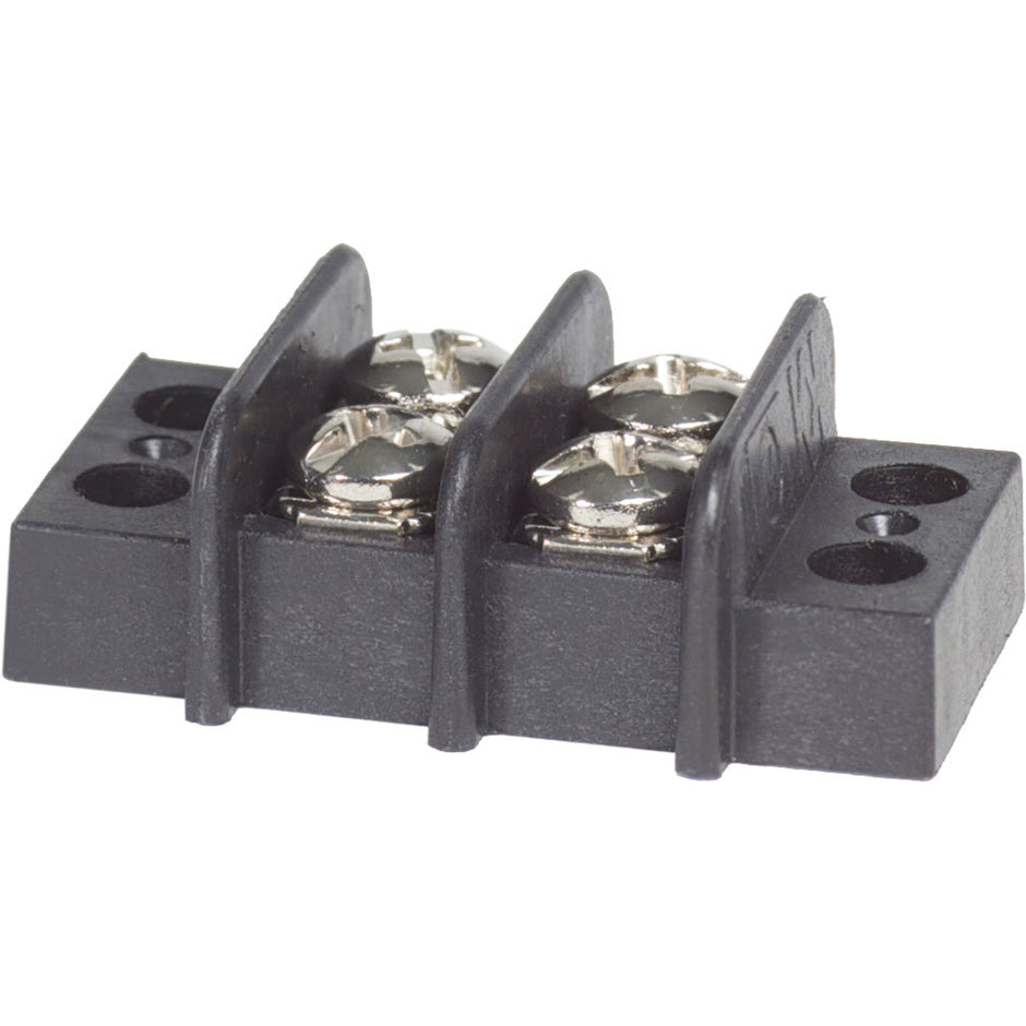 Blue Sea 2402 Terminal Black 20AMP  2 Circuit 2402