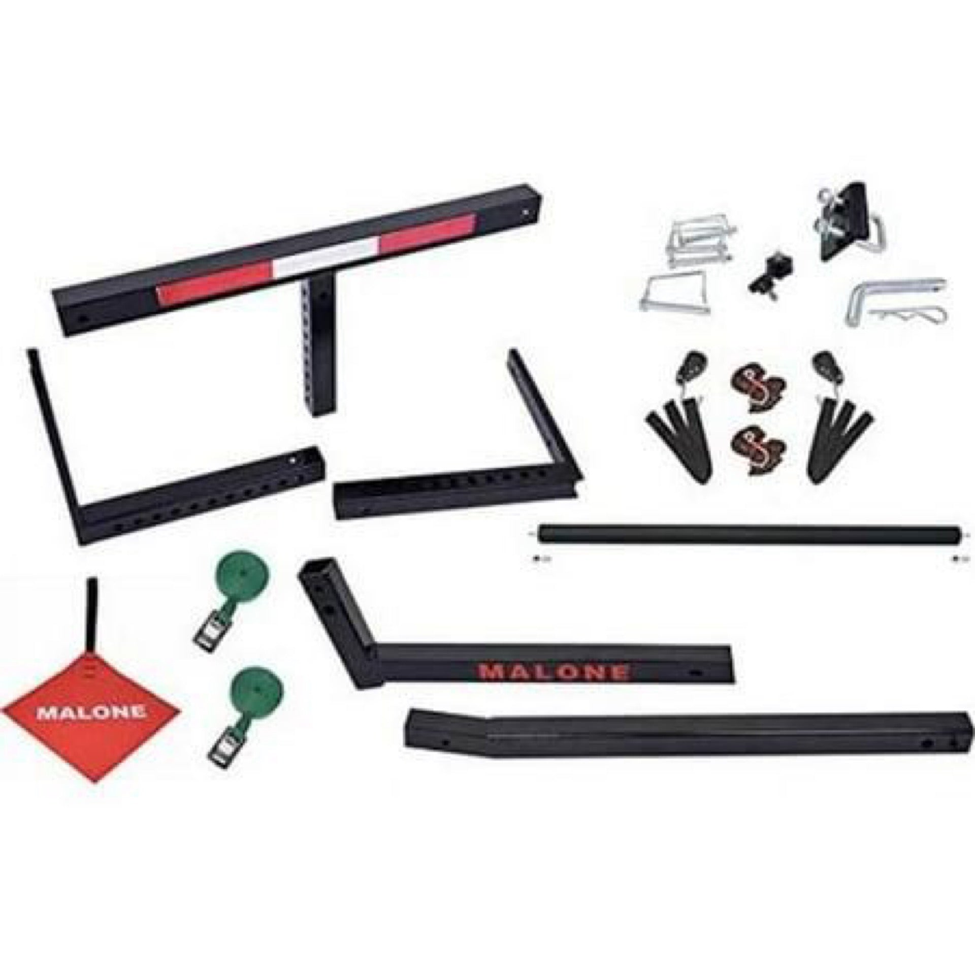 Malone Auto Racks MPG917 Axis Angler Truck Bed Extender with Load Roller Bundle