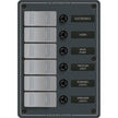 Blue Sea 8053 Slate Grey  6 Position  Vertical 8053