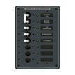 Blue Sea 8027 AC Main 6 Position Breaker Panel  White Switches 8027