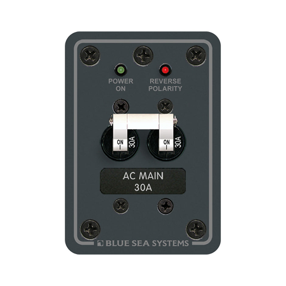 Blue Sea 8077 AC Main Only Toggle Circuit Breaker Panel 8077