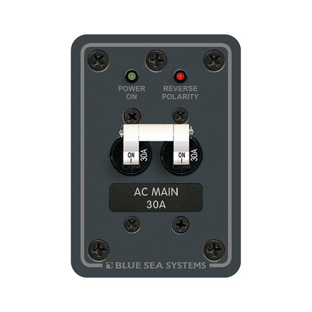 Blue Sea 8077 AC Main Only Toggle Circuit Breaker Panel 8077