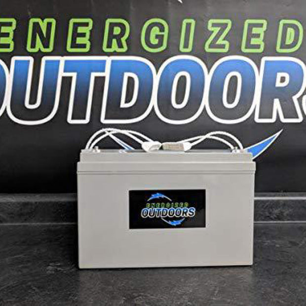 Amped Outdoors 14V 19Ah lithium battery