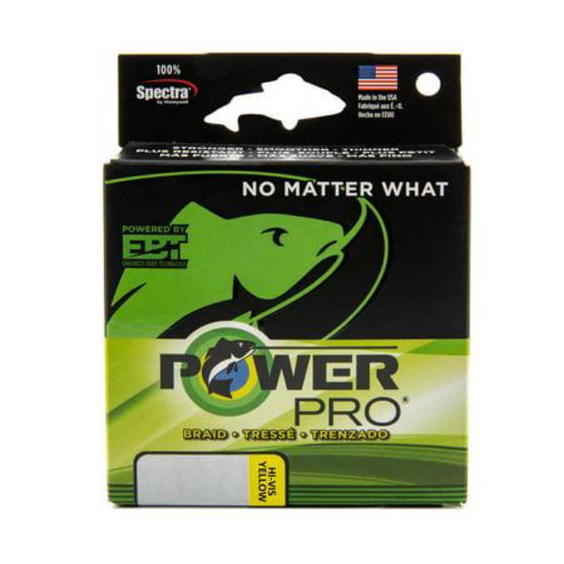 PowerPro Braided Fishing Line 50 150yd YLW