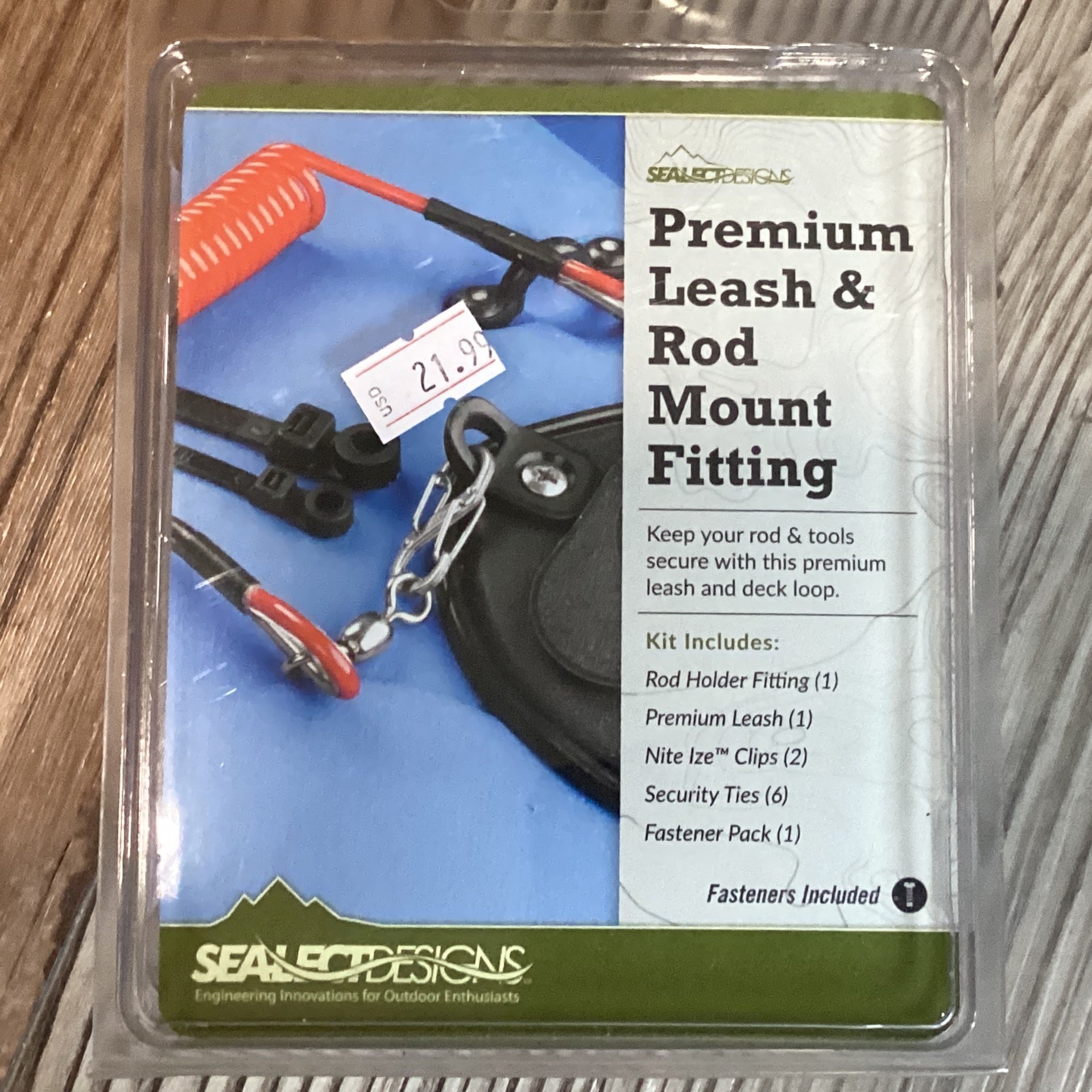 CP Sealect Designs Premium Utility Leash and Rod Mount Fitting Kit