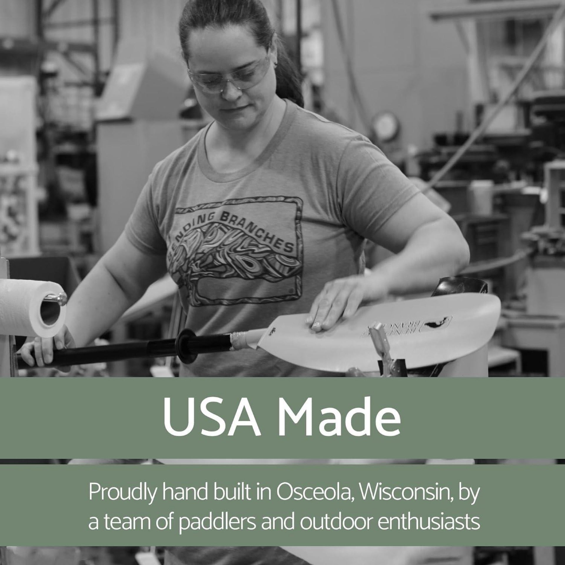 Bending Branches Angler Drift Kayak Fishing Paddle 270 cm Green