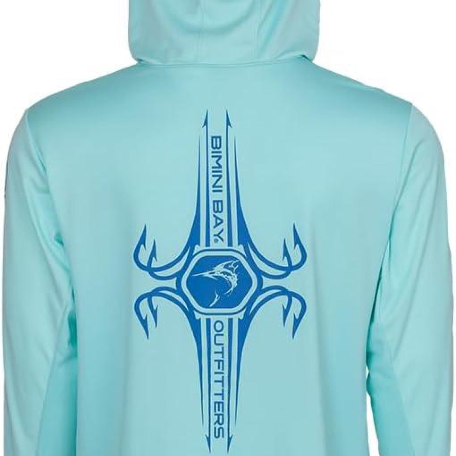 Bimini Bay Outfitters Ltd Hatteras Performance Fishing Hoodie with Gaiter Featuring Bloodguard
