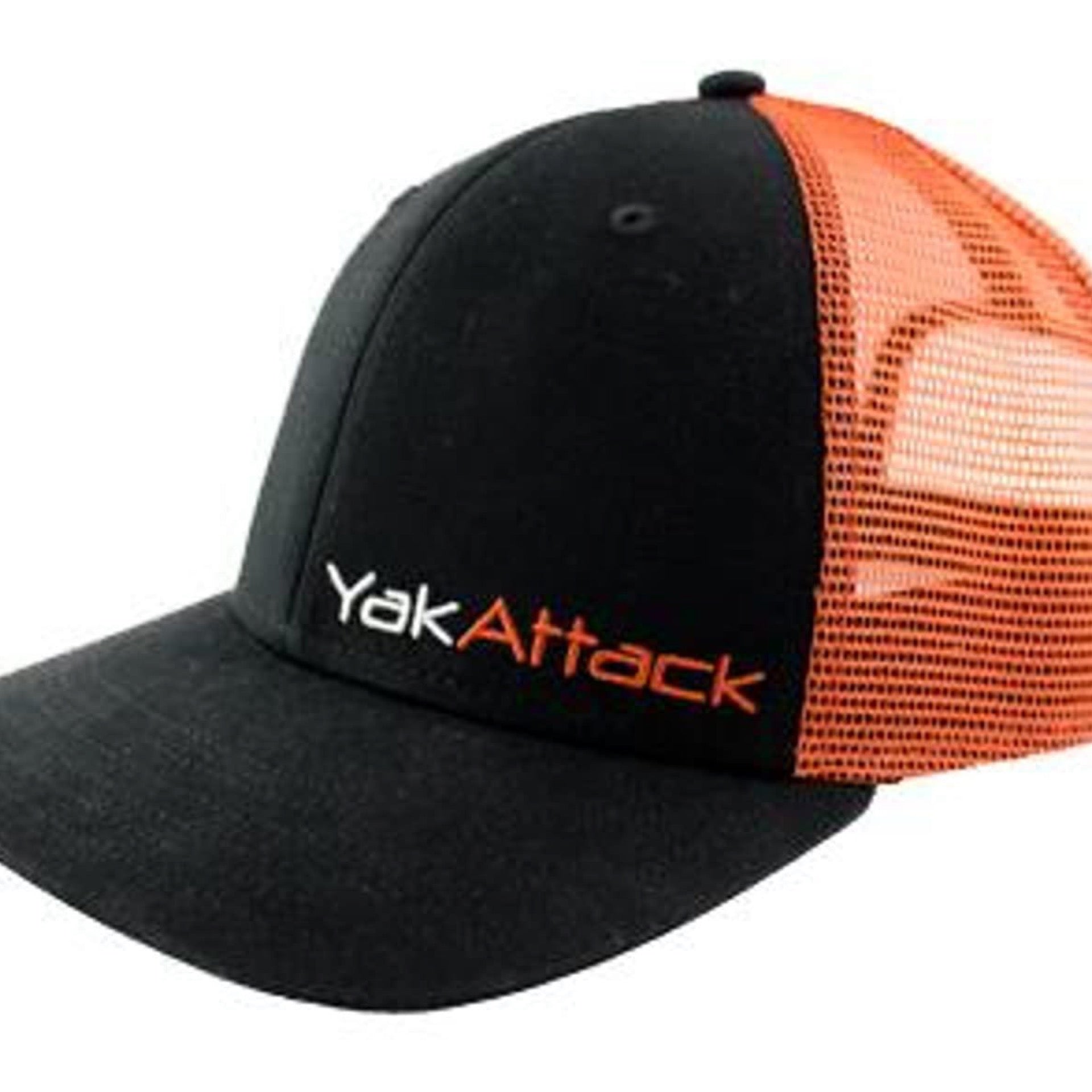 Trucker Cap in Black/Orange by Yakattack