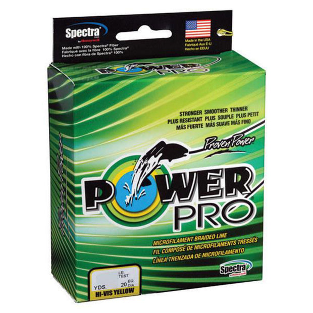 PowerPro Braided Fishing Line 30 lb 150yd YLW