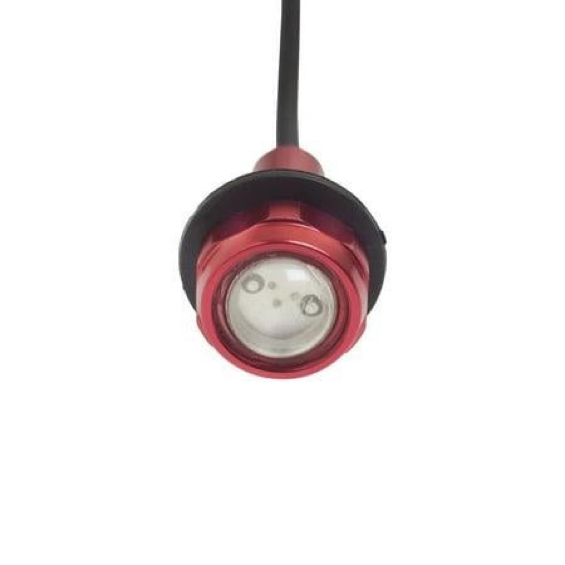 2-Piece Super Bright LED Button Light Kit red